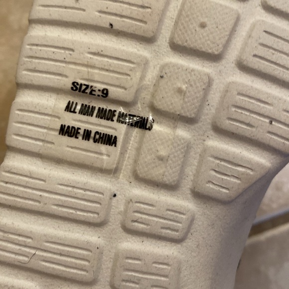 Rhinestone, tennis shoes, drawstring, gray white - Picture 8 of 8